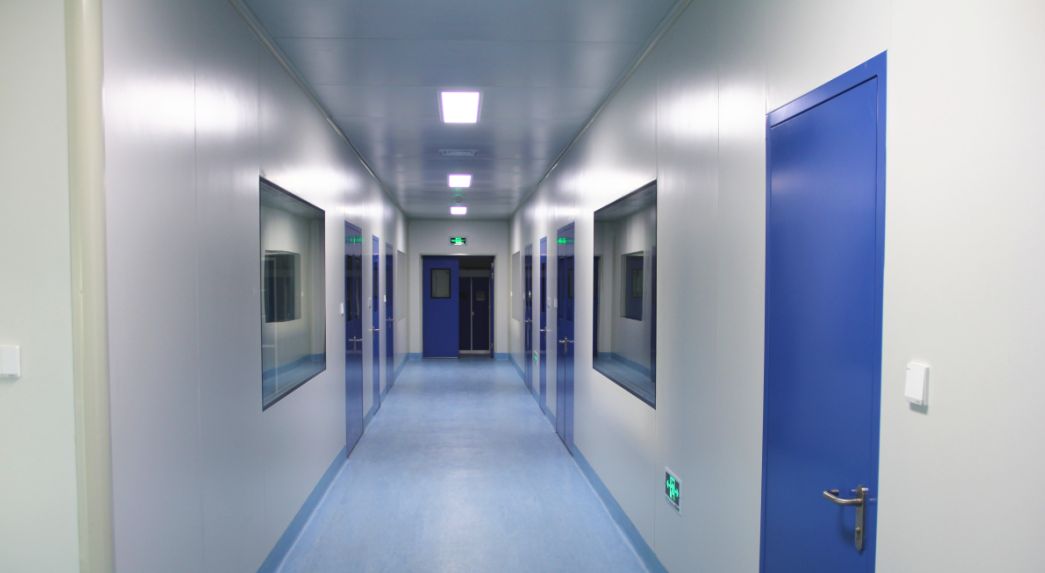 Laboratory corridor